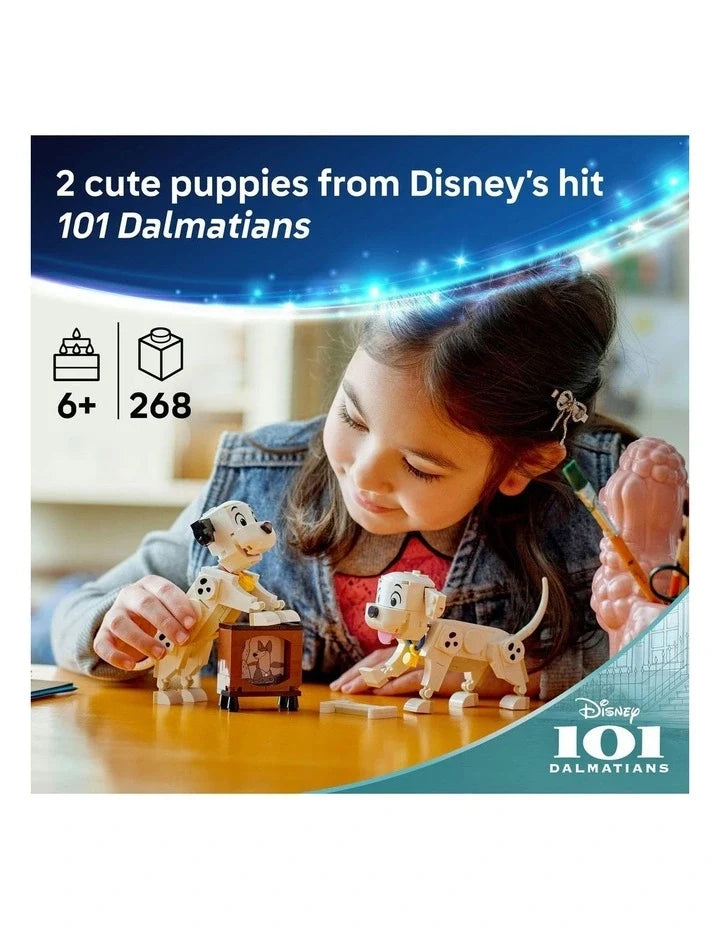 LEGO Disney Classic Lucky And Penny 101 Dalmatians 43271 Puppies