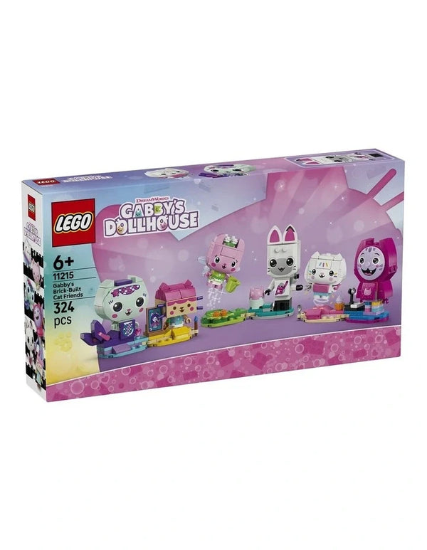 LEGO Gabby's Dollhouse Brick Built Cat Friends 11215