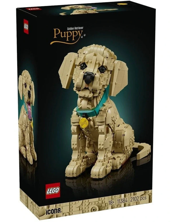 LEGO Icons Golden Retriever Puppy 11384