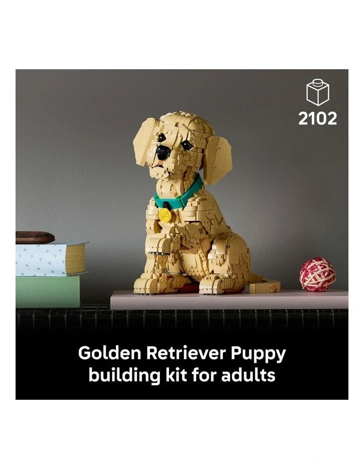 LEGO Icons Golden Retriever Puppy 11384