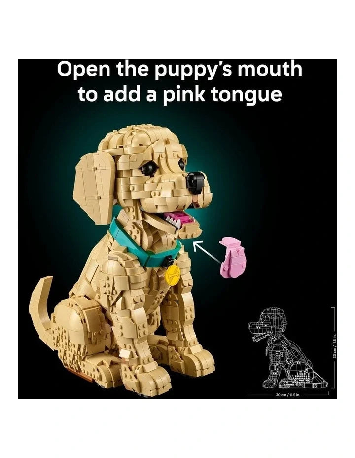 LEGO Icons Golden Retriever Puppy 11384