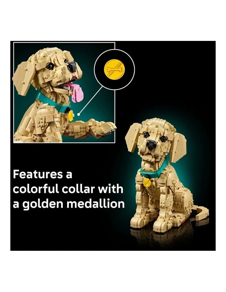 LEGO Icons Golden Retriever Puppy 11384