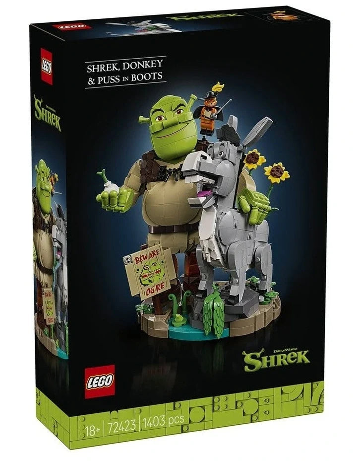 LEGO Shrek, Donkey & Puss in Boots Building Set 72423
