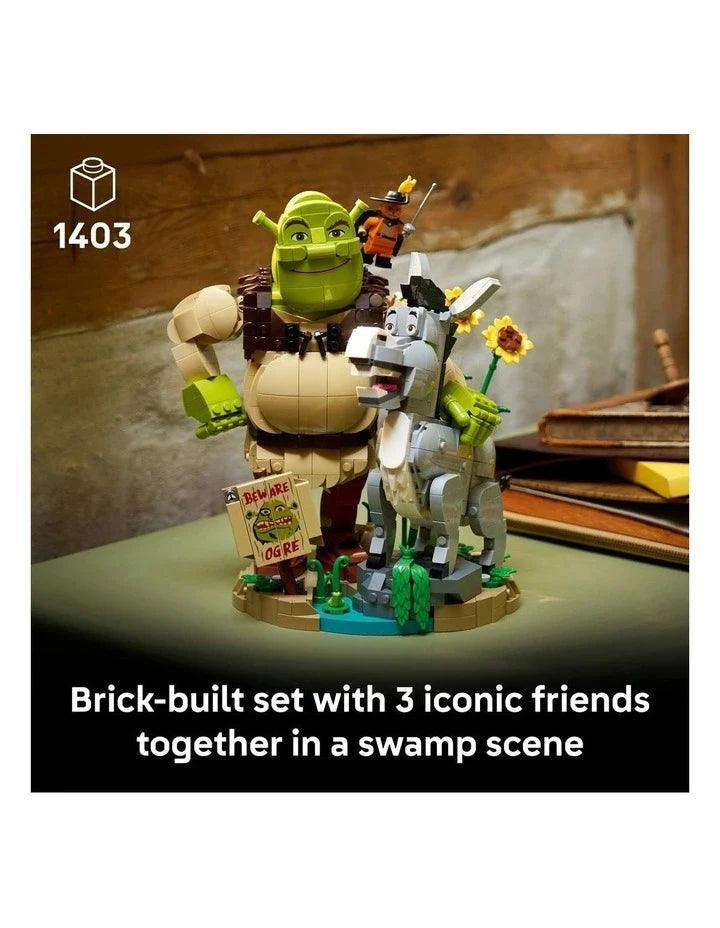 LEGO Shrek, Donkey & Puss in Boots Building Set 72423