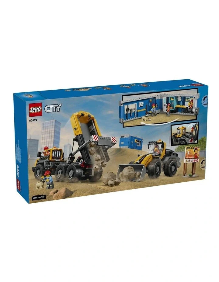 LEGO City Dump Truck & Front End Loader Building Set 60494