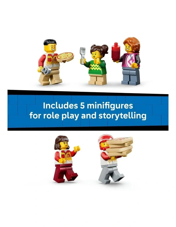 LEGO City Pizza Delivery Experience With Vehicles Playset 60496