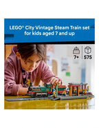LEGO City Vintage Steam Train Building Set 60511