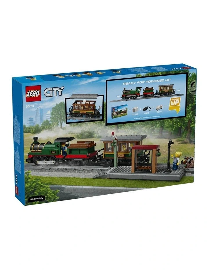 LEGO City Vintage Steam Train Building Set 60511