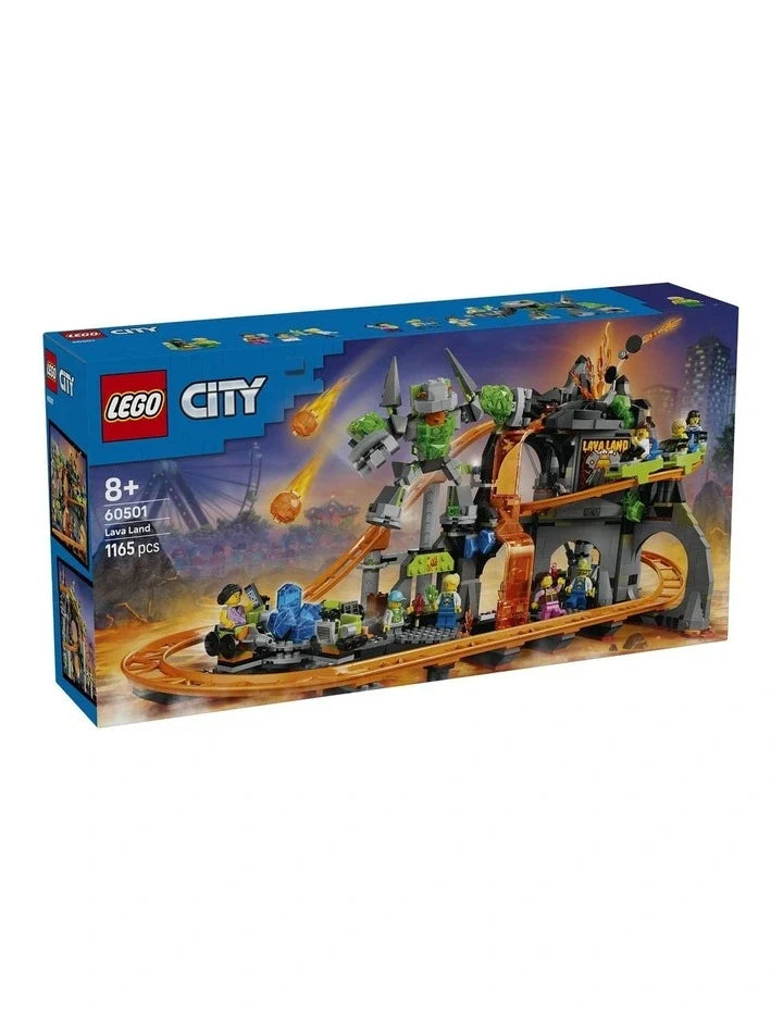 LEGO City Lava Land Roller Coaster Park 60501