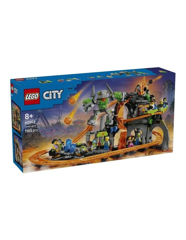 LEGO City Lava Land Roller Coaster Park 60501