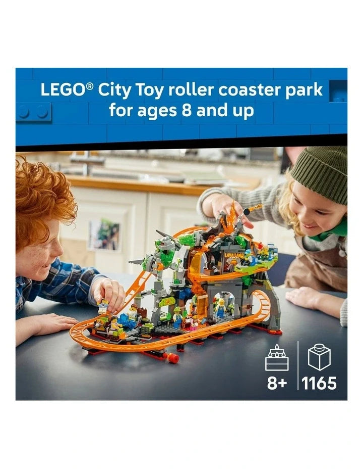 LEGO City Lava Land Roller Coaster Park 60501