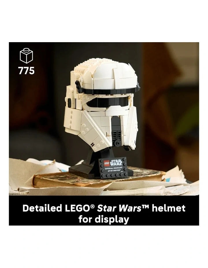 LEGO Star Wars TM Imperial Remnant At-Rt Driver Helmet Building Set 75458