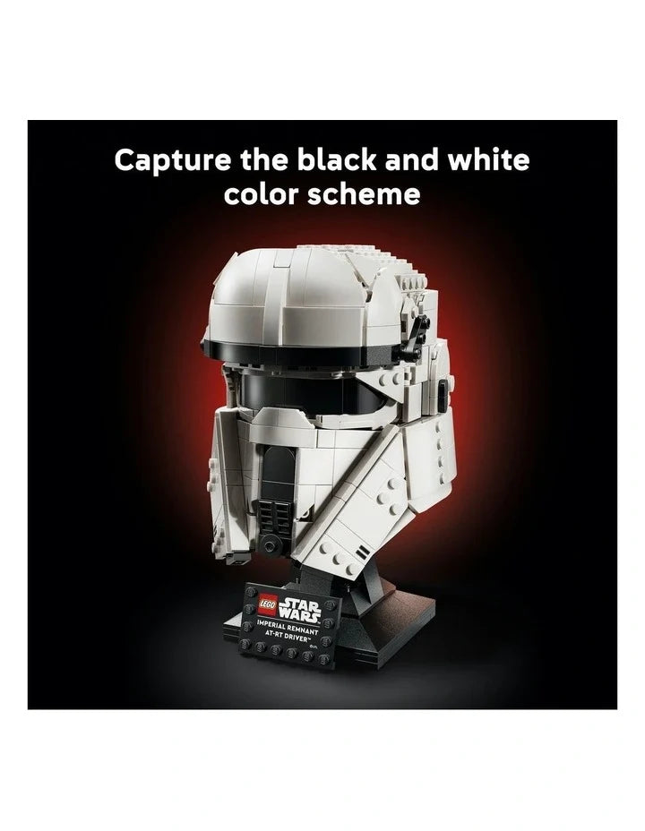 LEGO Star Wars TM Imperial Remnant At-Rt Driver Helmet Building Set 75458