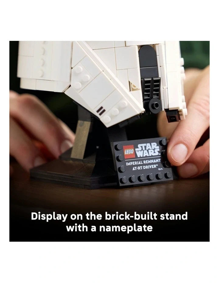 LEGO Star Wars TM Imperial Remnant At-Rt Driver Helmet Building Set 75458