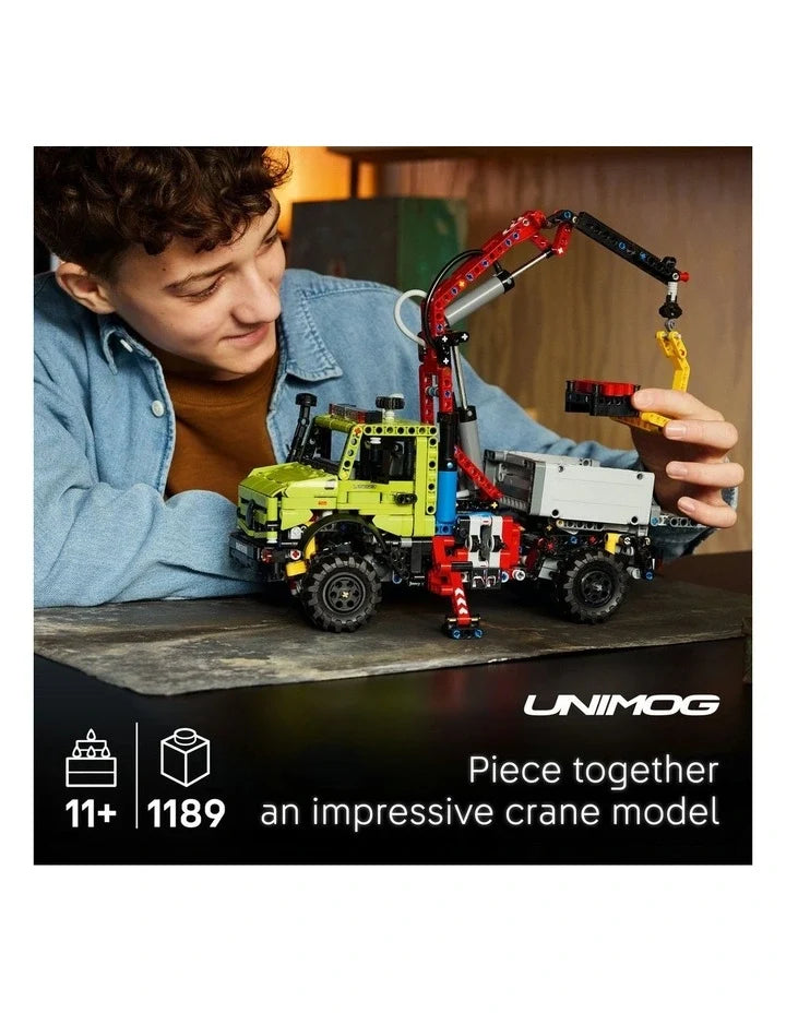 LEGO Technic Mercedes-Benz Unimog U 5023 with Crane Model Building 42242