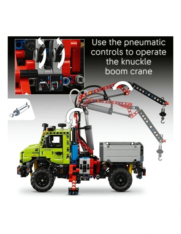 LEGO Technic Mercedes-Benz Unimog U 5023 with Crane Model Building 42242