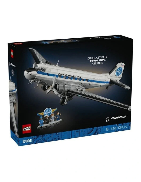 LEGO Icons Douglas DC-3 Pan Am Airliner 11378