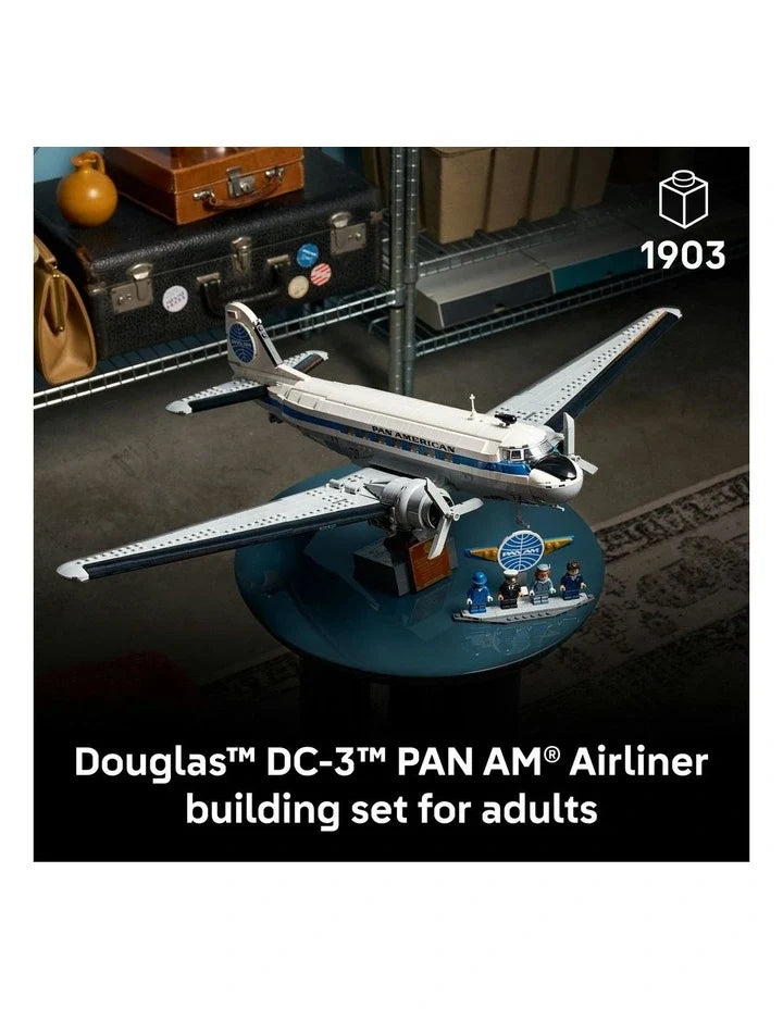 LEGO Icons Douglas DC-3 Pan Am Airliner 11378