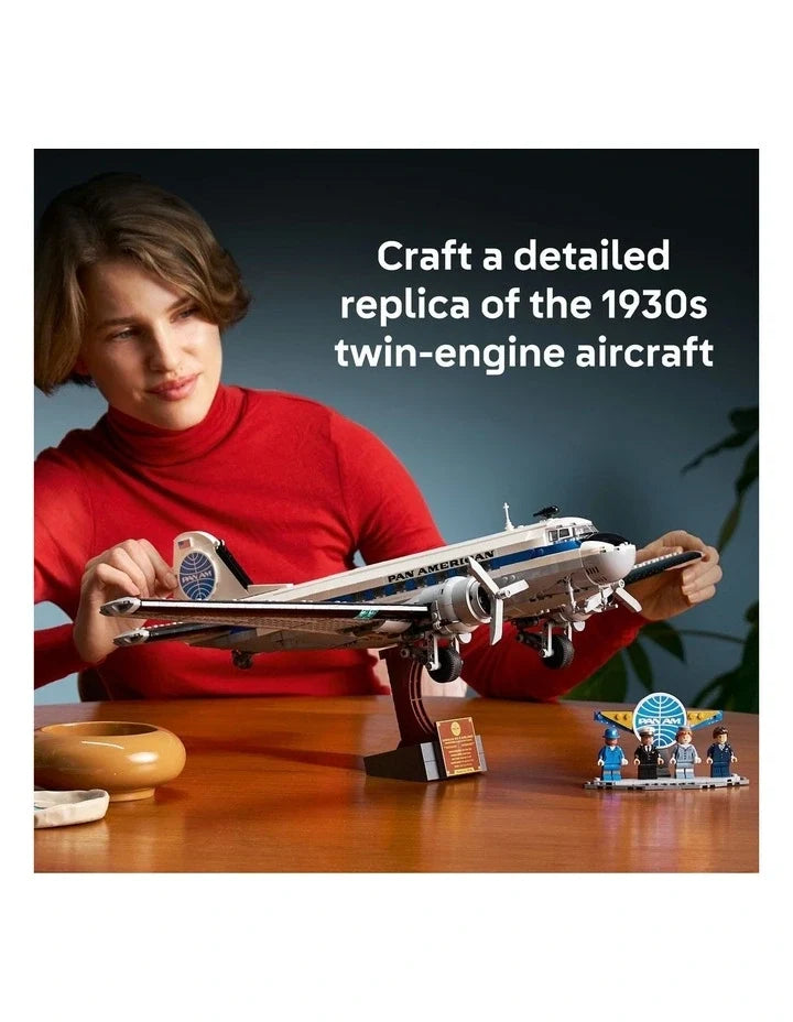 LEGO Icons Douglas DC-3 Pan Am Airliner 11378