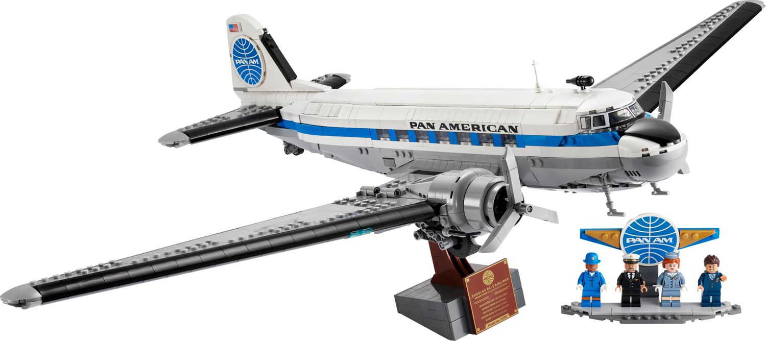 LEGO Icons Douglas DC-3 Pan Am Airliner 11378