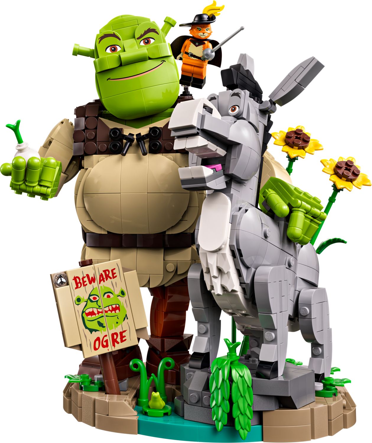 LEGO Shrek, Donkey & Puss in Boots Building Set 72423