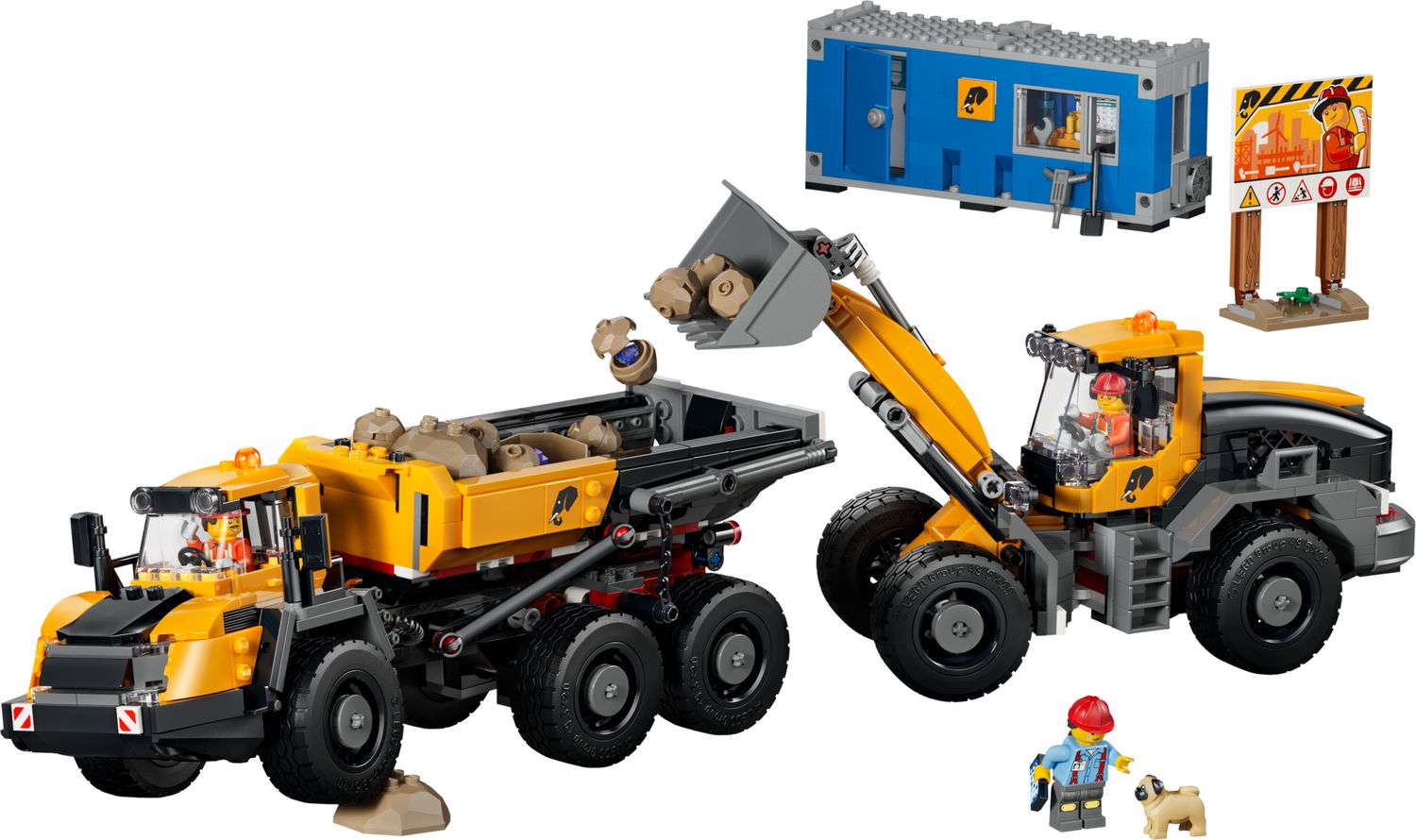 LEGO City Dump Truck & Front End Loader Building Set 60494